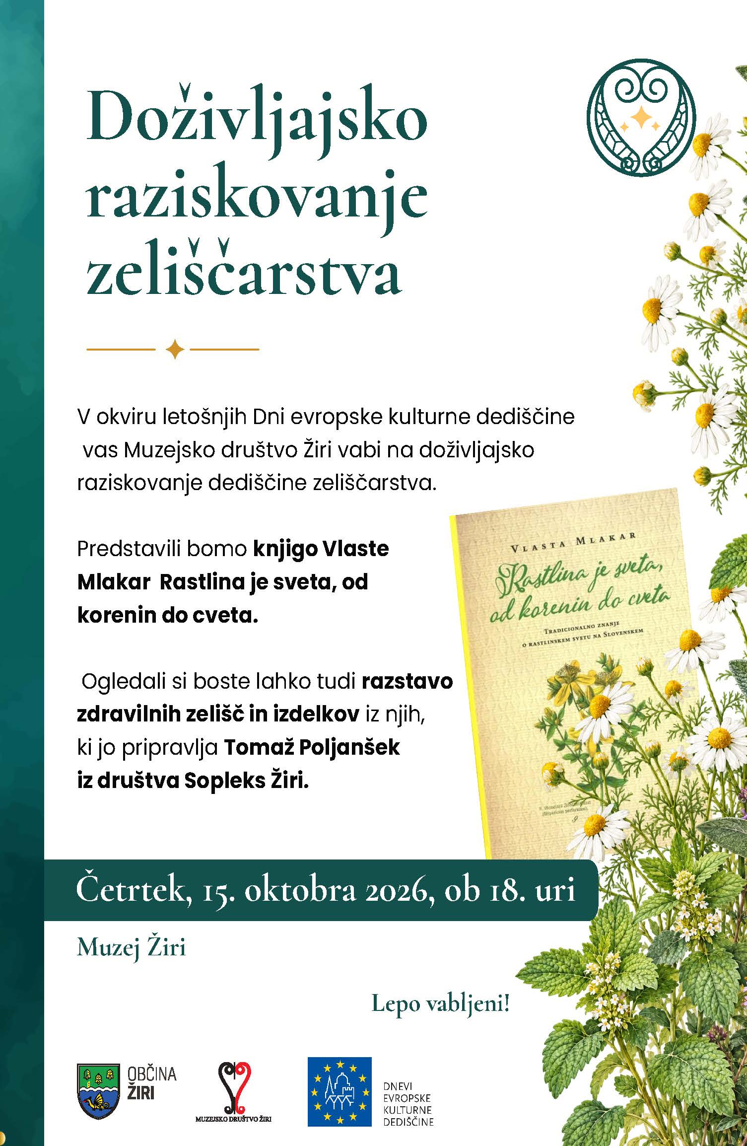 🌿 DOŽIVLJAJSKO RAZISKOVANJE ZELIŠČARSTVA 🌿
